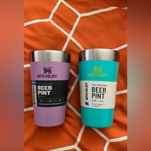 Two Brand new Stanley beer pint 16 oz